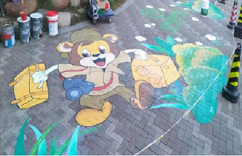  云霄夏季画地面彩绘会遇到的问题