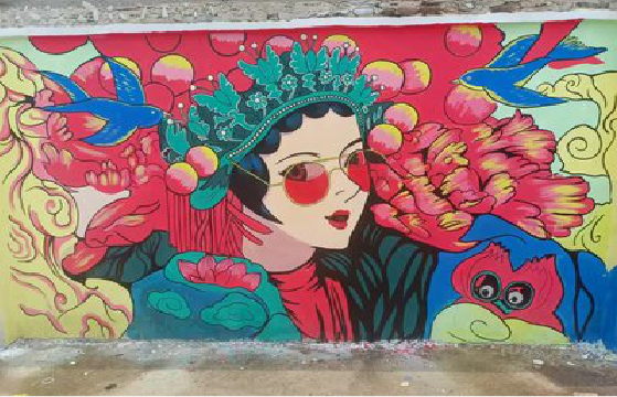  云霄墙体彩绘-网红墙