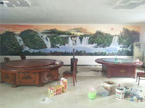  云霄墙绘-写实风景