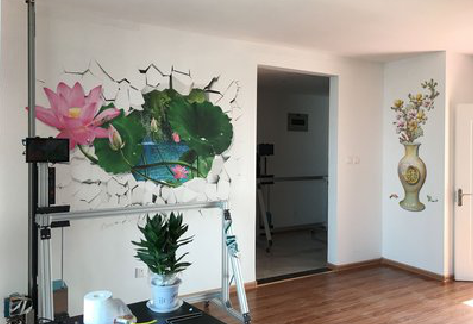  云霄墙体彩绘相比墙纸的优势。