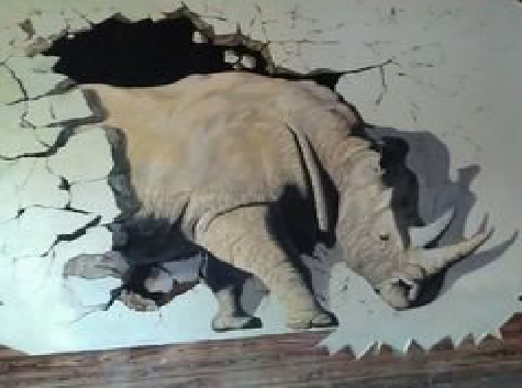  云霄在墙绘中，如何绘制3D效果？