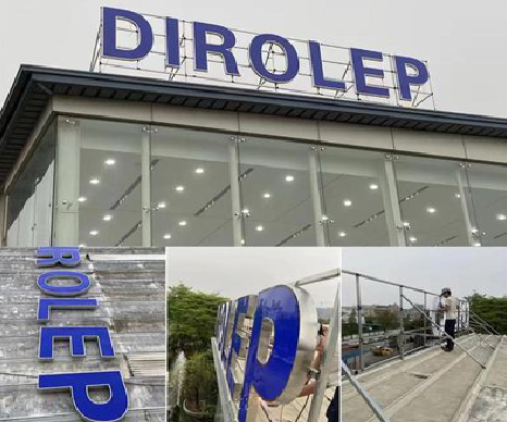  云霄楼顶发光字安装的注意事项。